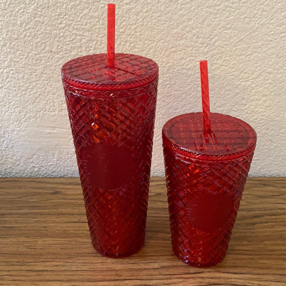 Starbucks 24 ounce and 16 ounce cup set